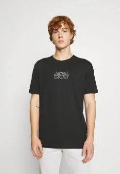 YOURTURN BLACK STAR WARS LASER TEE UNISEX - T-shirt imprimé Prix Distinctifs t shirt Col rond all