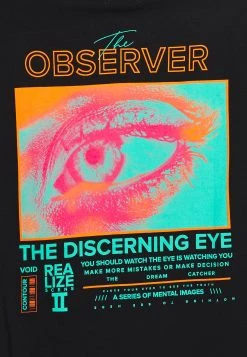 YOURTURN UNISEX OBSERVER - T-shirt imprimé Prix Distinctifs t shirt Col rond all -YOURTURN Soldes 2f10caddf93c4f93970871184d5087d9