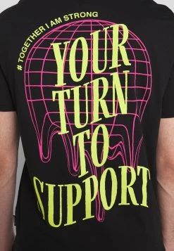 YOURTURN Promos T-shirt imprimé t shirt Col rond all -YOURTURN Soldes 80dd5751c37a492bbb6d7ca145046390