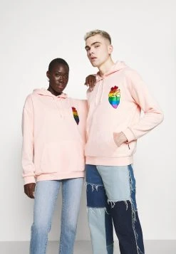 YOURTURN Meilleur Prix Garanti RAINBOW HEART HOODIE PRIDE UNISEX - Sweat à capuche pullover Capuche all