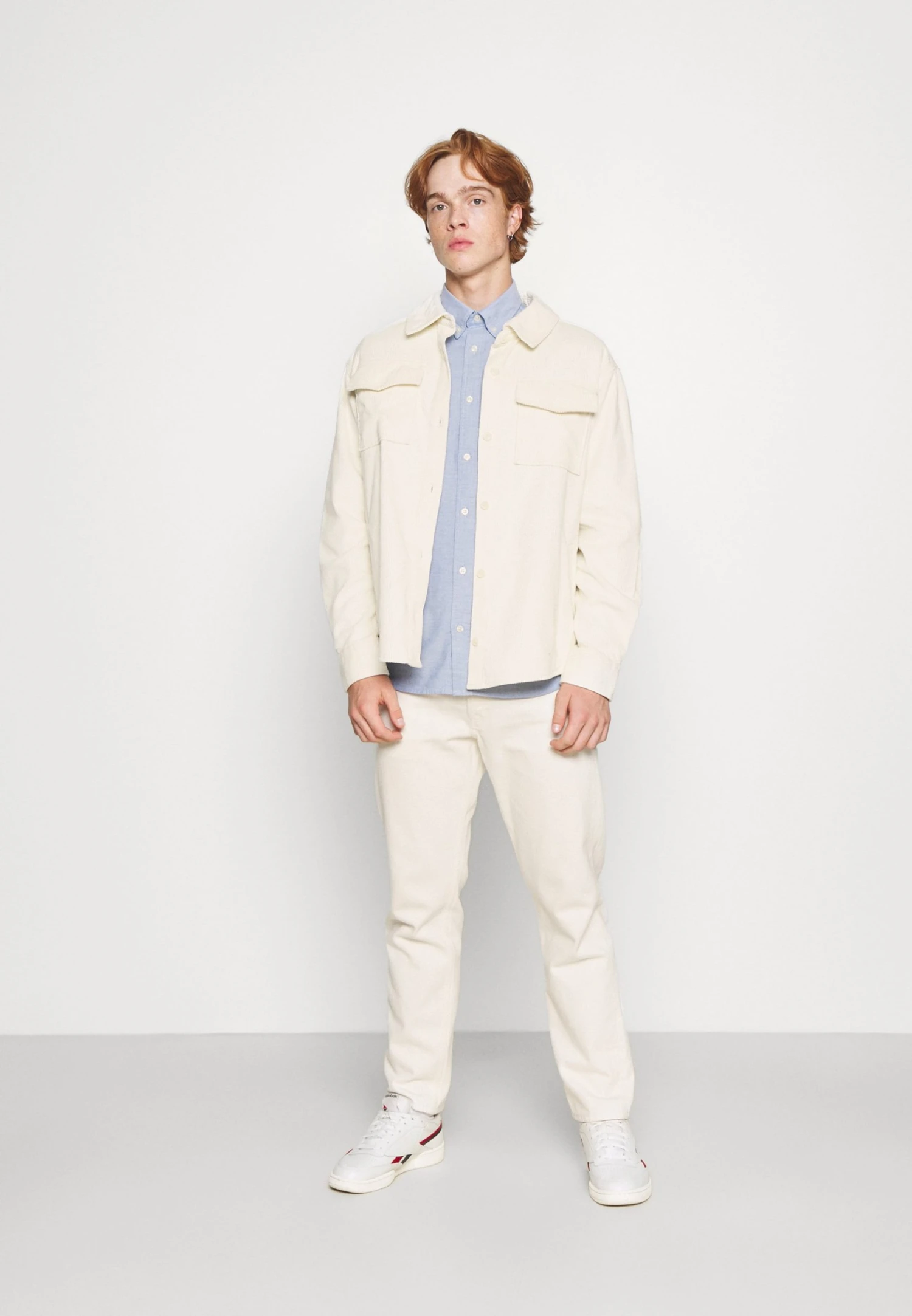 YOURTURN Prix Favorable CORDUROY OVERSHIRT UNISEX - Veste légère coat Col à revers all 4 YOURTURN Prix Favorable CORDUROY OVERSHIRT UNISEX - Veste légère coat Col à revers all – Image 2